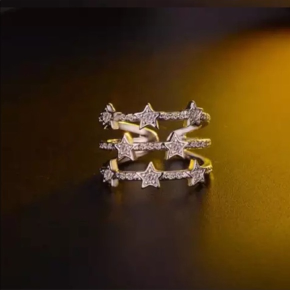 NEW 925 STERLING SILVER ADJUSTABLE RING - Picture 5 of 7